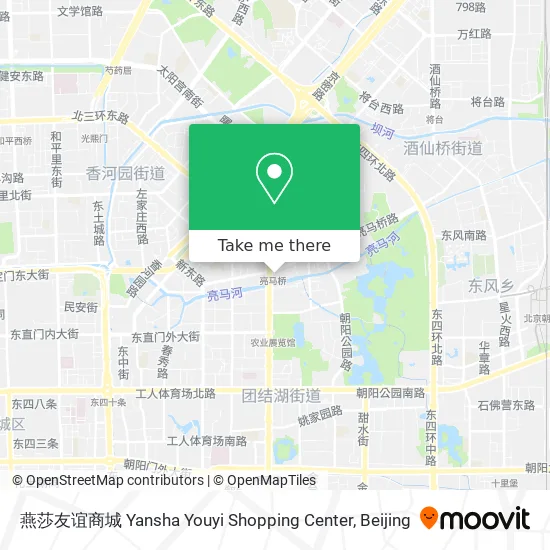 燕莎友谊商城 Yansha Youyi Shopping Center map