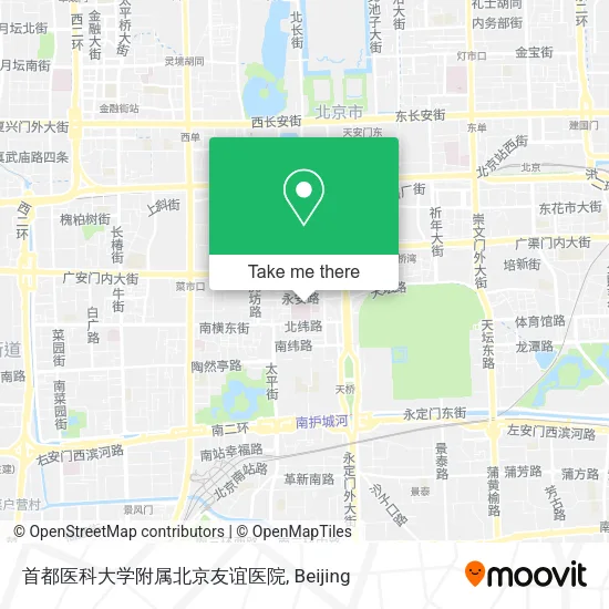 首都医科大学附属北京友谊医院 map