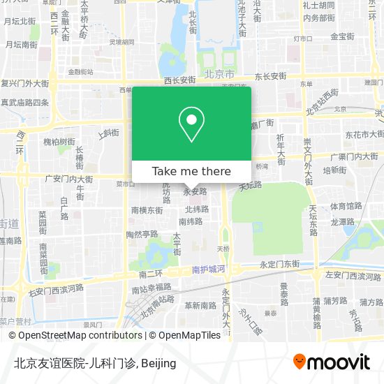 北京友谊医院-儿科门诊 map