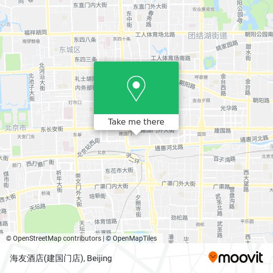海友酒店(建国门店) map