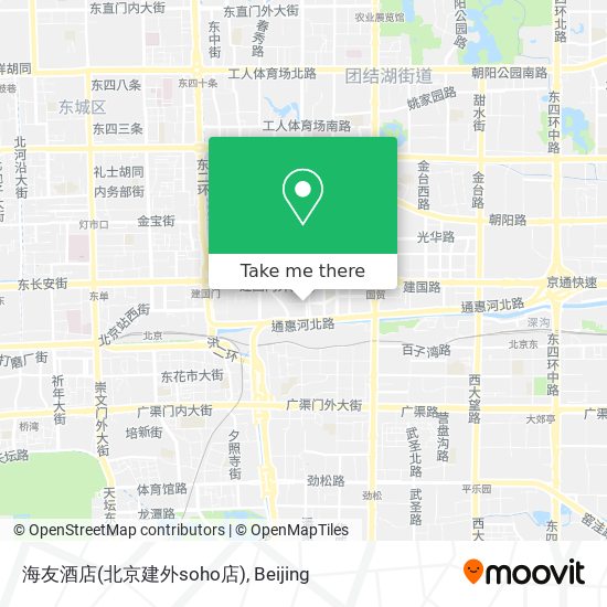 海友酒店(北京建外soho店) map