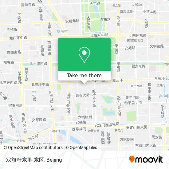 双旗杆东里-东区 map