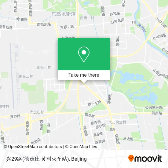 兴29路(德茂庄-黄村火车站) map