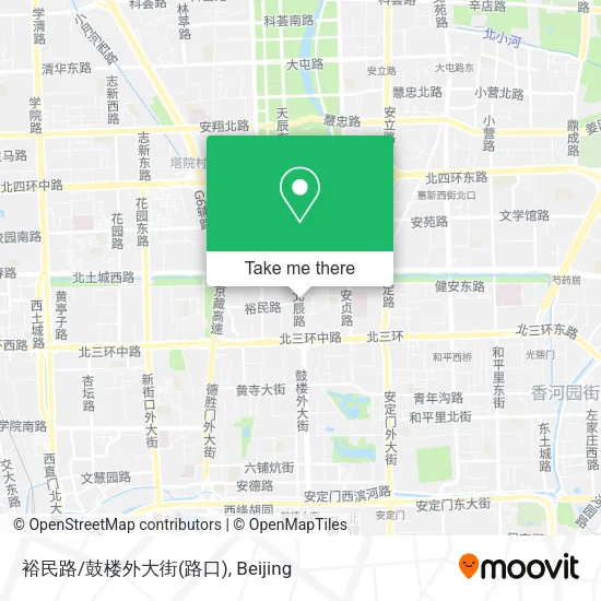 裕民路/鼓楼外大街(路口) map