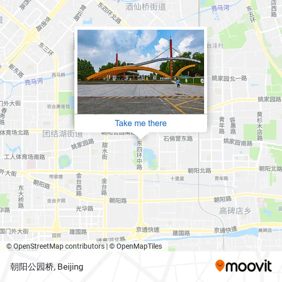 朝阳公园桥 map