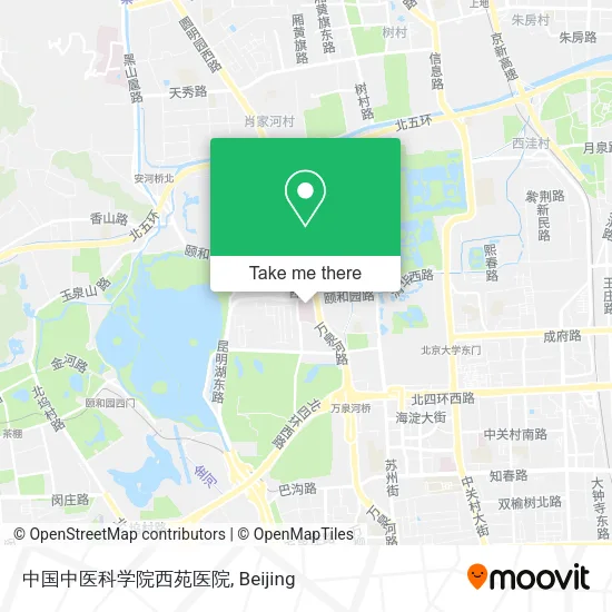 中国中医科学院西苑医院 map