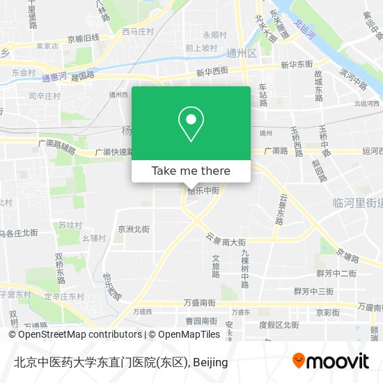 北京中医药大学东直门医院(东区) map