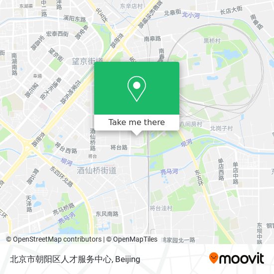 北京市朝阳区人才服务中心 map
