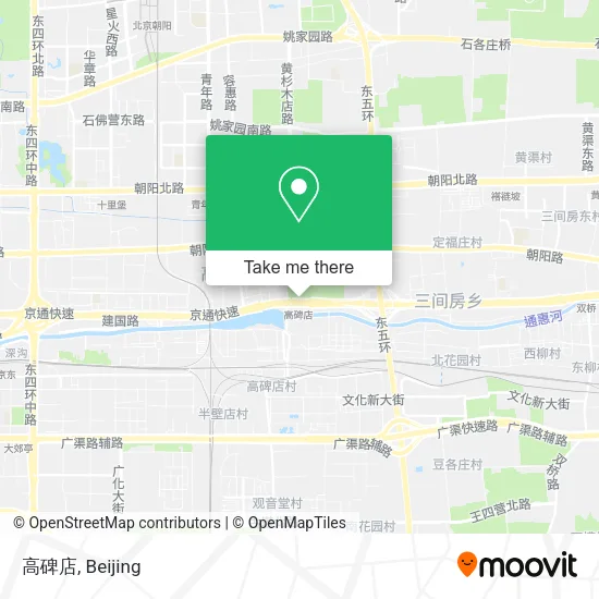 高碑店 map