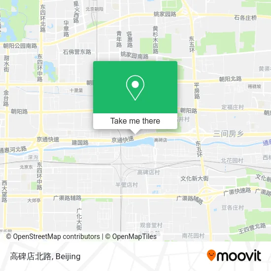 高碑店北路 map