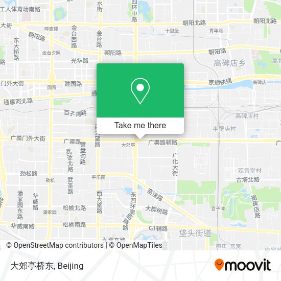 大郊亭桥东 map