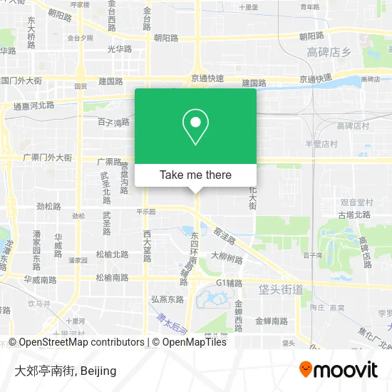 大郊亭南街 map