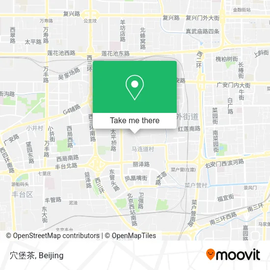 穴堡茶 map