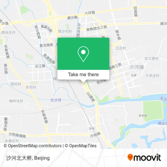 沙河北大桥 map