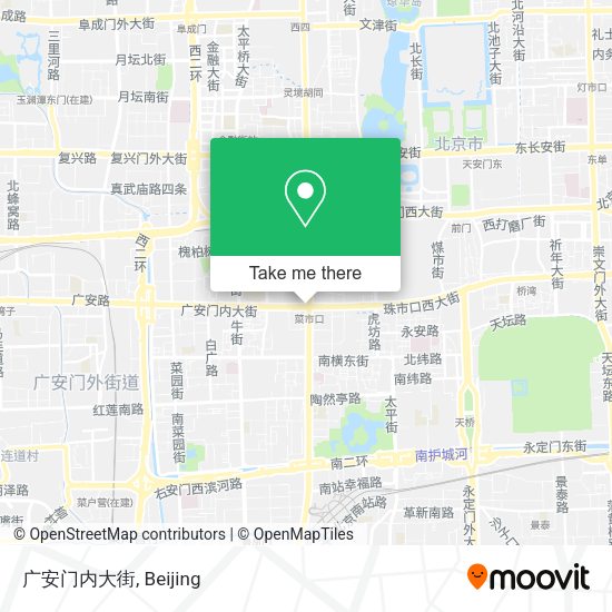 广安门内大街 map