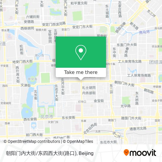 朝阳门内大街/东四西大街(路口) map