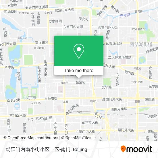 朝阳门内南小街小区二区-南门 map