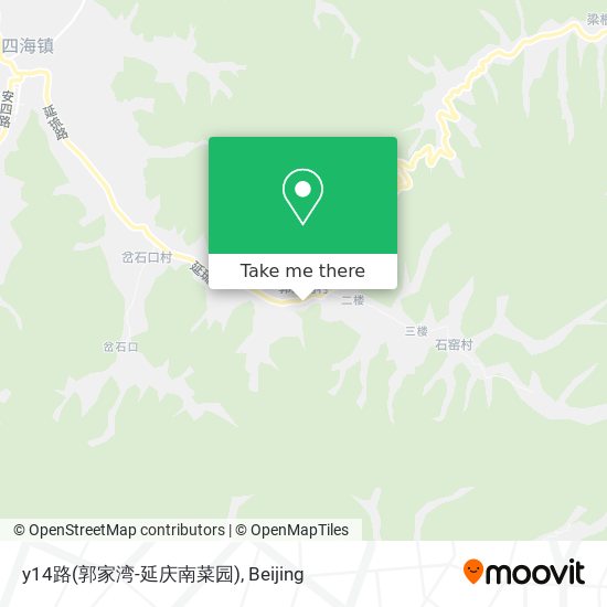 y14路(郭家湾-延庆南菜园) map