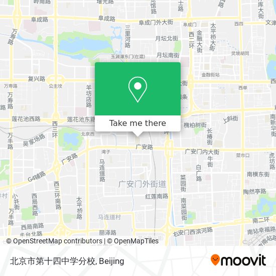 北京市第十四中学分校 map