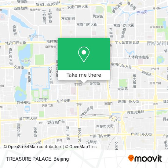 TREASURE PALACE map