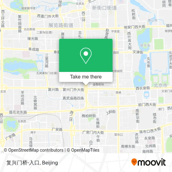 复兴门桥-入口 map