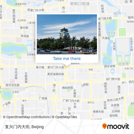 复兴门内大街 map
