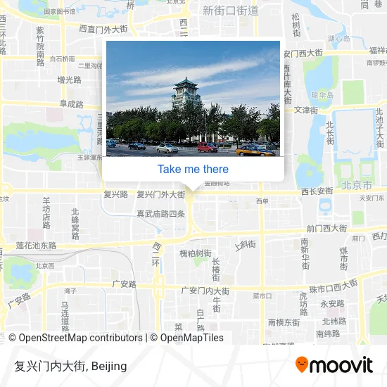 复兴门内大街 map