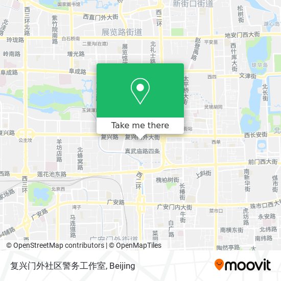 复兴门外社区警务工作室 map