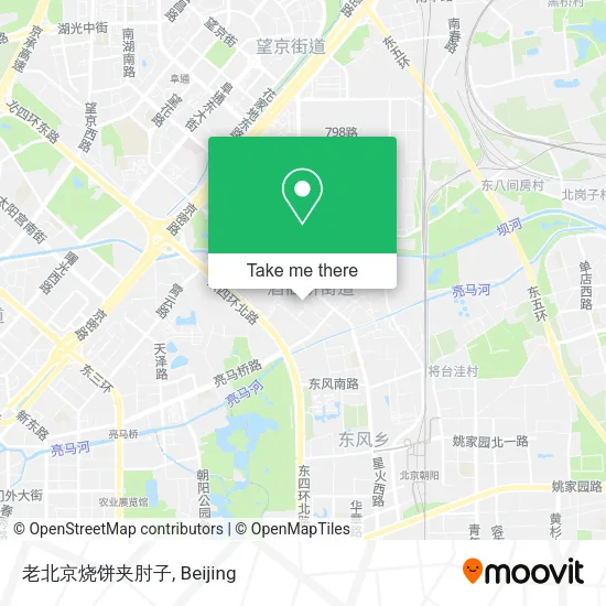 老北京烧饼夹肘子 map