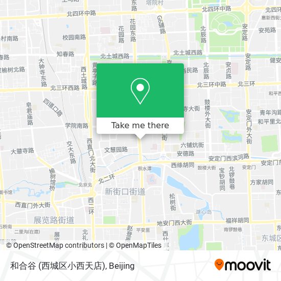和合谷 (西城区小西天店) map