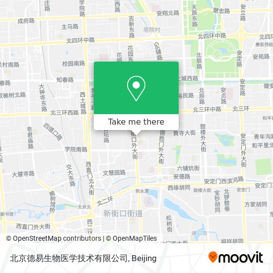 北京德易生物医学技术有限公司 map