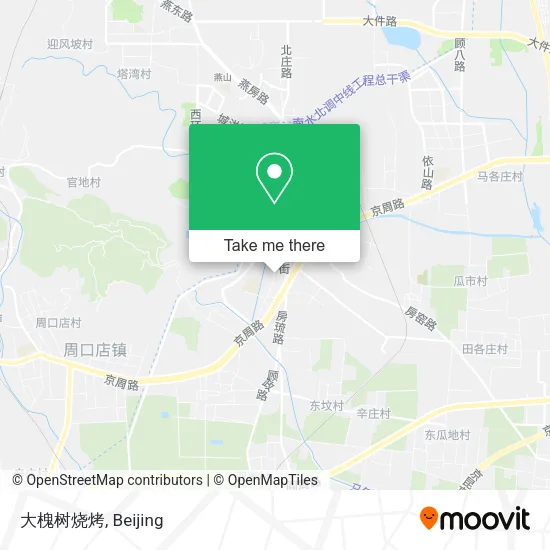 大槐树烧烤 map
