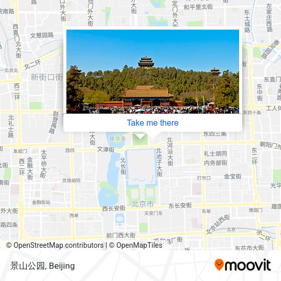 景山公园 map