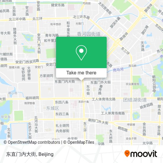 东直门内大街 map