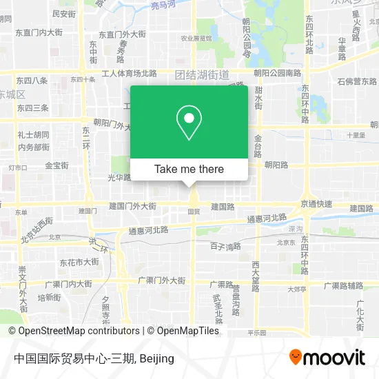 中国国际贸易中心-三期 map