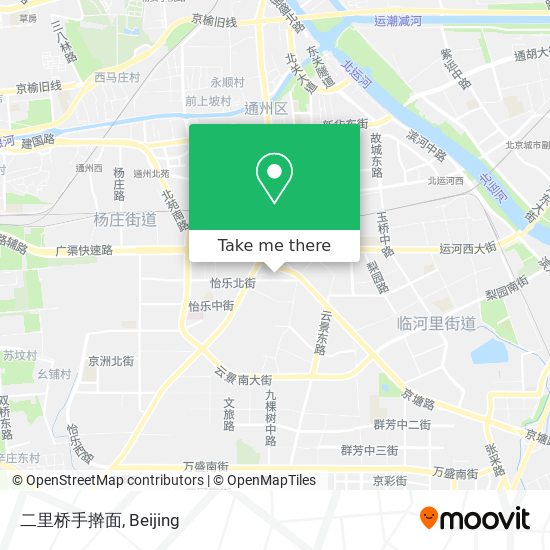 二里桥手擀面 map