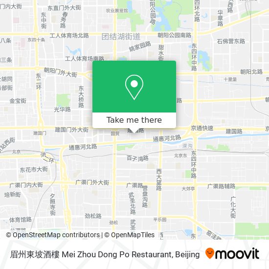 眉州東坡酒樓 Mei Zhou Dong Po Restaurant map