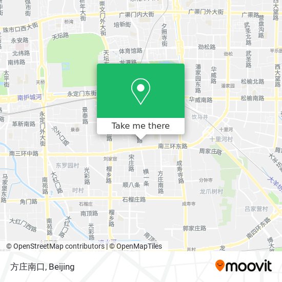 方庄南口 map