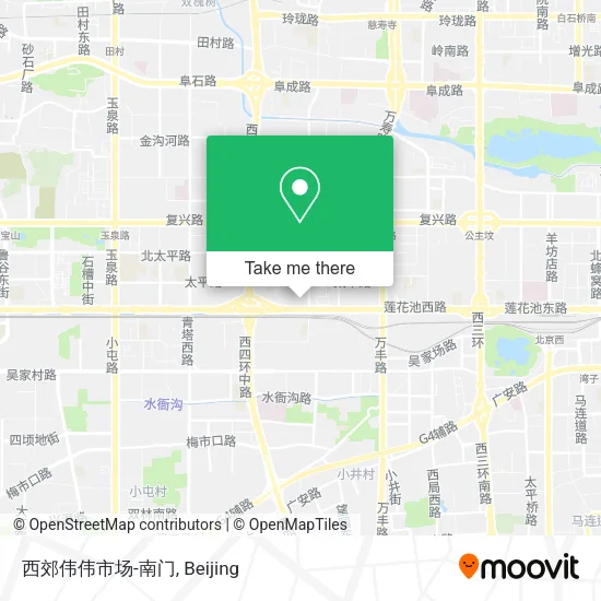 西郊伟伟市场-南门 map