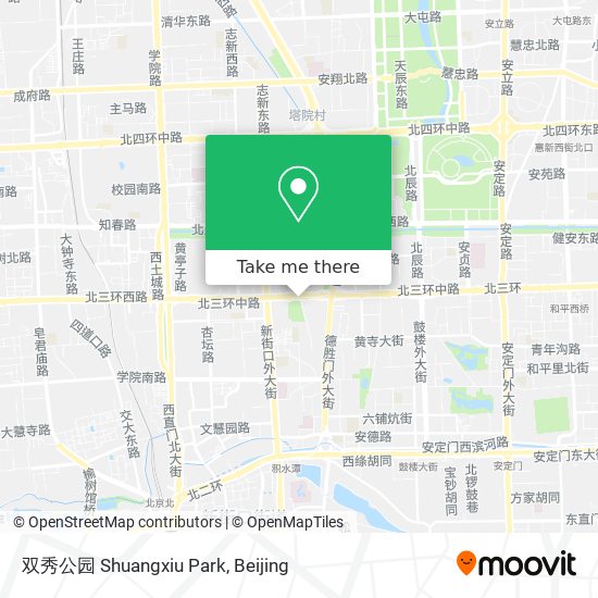 双秀公园 Shuangxiu Park map