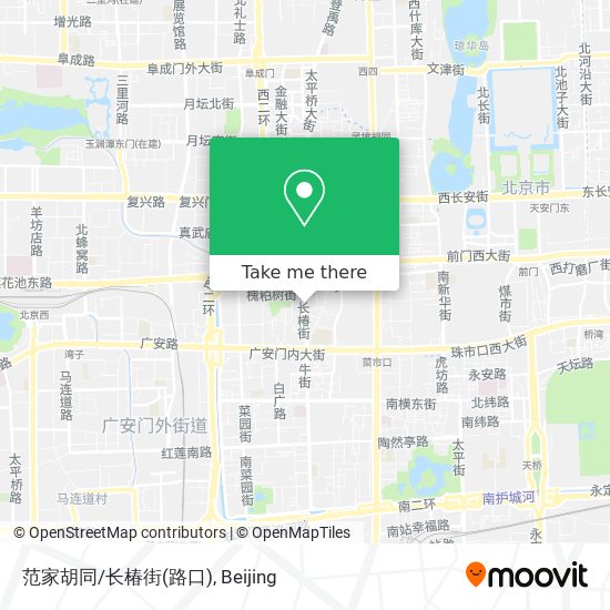 范家胡同/长椿街(路口) map