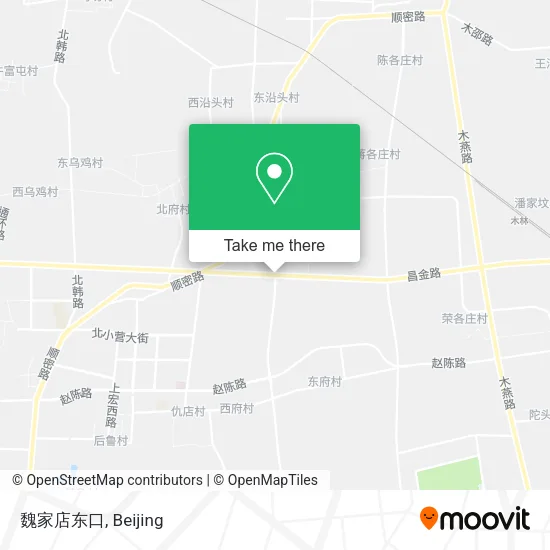 魏家店东口 map