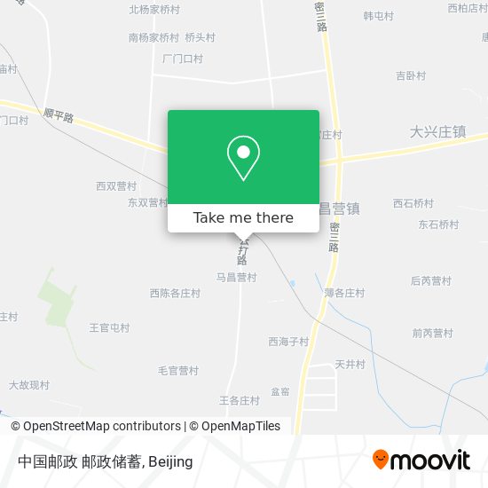 中国邮政 邮政储蓄 map