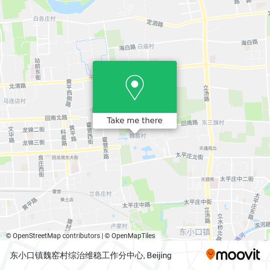 东小口镇魏窑村综治维稳工作分中心 map