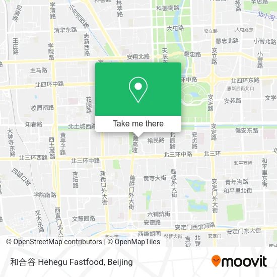 和合谷 Hehegu Fastfood map