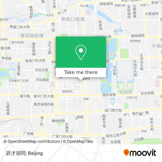 辟才胡同 map
