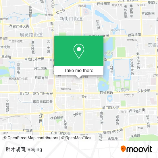 辟才胡同 map
