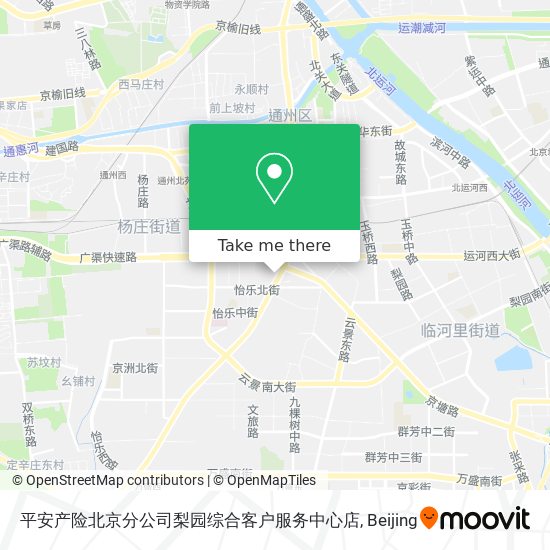 平安产险北京分公司梨园综合客户服务中心店 map