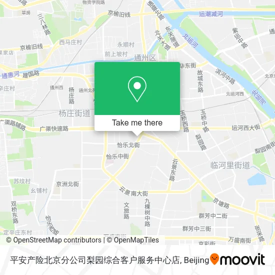 平安产险北京分公司梨园综合客户服务中心店 map