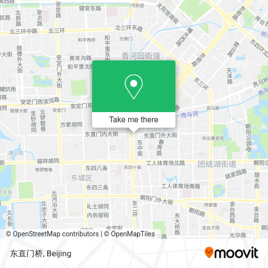 东直门桥 map